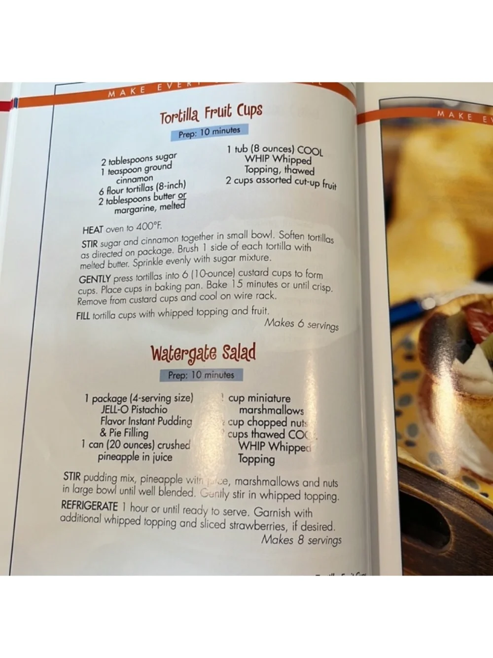 Celebrate With Cool Whip Cookbook Recipes HC Book